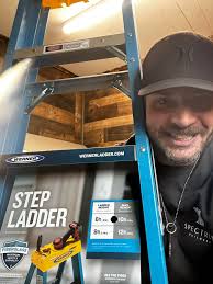 This is my step ladder. I never knew my real ladder. What are you doing  step ladder!?