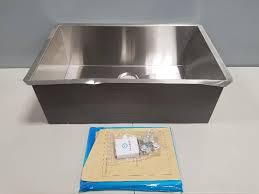 vigo undermount 30 in. single basin