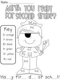 2nd grade coloring pages are a fun way for kids of all ages to develop creativity, focus, motor skills and color recognition. Welcome To Room 36 Pirates And First Day Of School First Day Of School Activities School Activities Kindergarten First Day