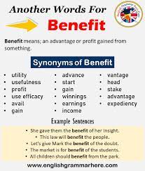 Another Word For Benefit What Is Another Synonym Word For Benefit Every Language Spoken Around The World Has In 2021 Learn English Words Learn A New Language Words