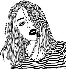 Epingle Par Reading And Living Sur Doodles Dessins De Fille Dessin Noir Et Blanc Noir Et Blanc