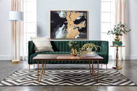 Emerald Channel 75 Sofa Modern Furniture Living Room Mid Century Modern Living Room Decor