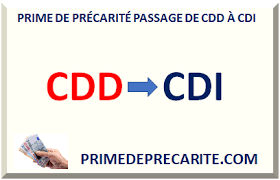 Maybe you would like to learn more about one of these? Prime De Precarite Passage De Cdd A Cdi