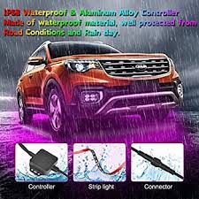 Neon underglow lights are especially popular among aftermarket car dealers and owners seeking to enhance the look of a car, among other things. Amazon Com Waytolight Car Underglow Lights With Welcome And Auto Open Function 6pcs Bluetooth Underglow Kit For Cars With Dream Color App Control Waterproof 324 Leds Neon Underglow Lights Kit For Suvs Automotive