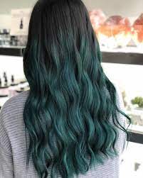 Sorry I Ve Been Posting Much Lately Here Is A Balayage Refresh I Did The Other Day Making It A Dark Forest Green Ca Cool Hair Color Beautiful Hair Balayage