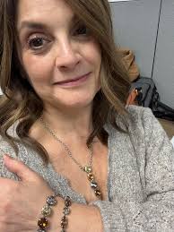 It's mocha medley day and I love it. But…. I wanted to add my brown leather  Dana bracelet to the stack but I couldn't find it and had to leave for the