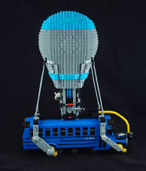 Prepare To Drop Into A Battle Royale In A Lego Fortnite Battle Bus The Brothers Brick Lego Cool Lego Creations Lego For Kids