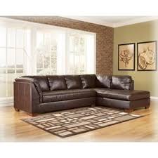 Nebraska Furniture Mart Ashley 2 Piece Durablend Brown Contemporary Sectional Furniture Sectional Sofa Sectional Sofa Couch