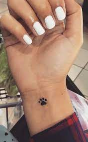 Cute Dog Paw Small Wrist Tattoo Ideas For Women Small Black Animal Arm Tatouage Ideas Del Tatuaje W Cute Little Tattoos Small Wrist Tattoos Small Tattoos