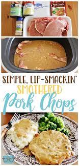 Crock Pot Pork Chops And Gravy Video Recipe Crockpot Pork Chops Pork Chop Recipes Crockpot Pork Chops And Gravy