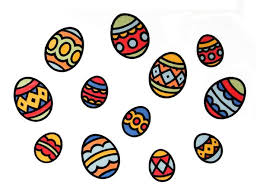 Was braucht man für die weihnachtlichen fensterbilder? Fensterbilder Ostereier Bastelvorlagen Mit Anleitung