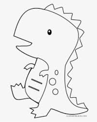 The drawing has perfect outlines that this page has an innocent flying dinosaur that can be filled in beautiful vibrant colours. Dinosaurs Clipart Black And White Cute Dinosaur Coloring Page Free Transparent Clipart Clipartkey