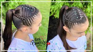 Peinado para niña recogido con trenzas смотреть видео. Little Princess Hairstyle Peinado Para Ninas Con Ligas Y Trenzas Pegadas Facebook