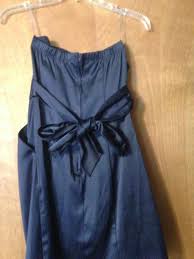 Trixxi Midnight Blue Navy Satin Pocket Above Knee Cocktail Dress Size 2 Xs 57 Off Retail