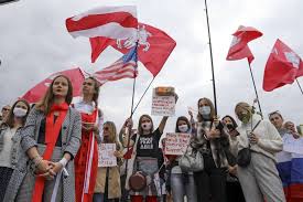 When the belarusian opposition leader in exile, svetlana tikhanovskaya, called for protesters to take to the streets on freedom day on march 25, only a few brave souls responded. Thousands Of Women In Belarus Protest Against President Alexander Lukashenko Honolulu Star Advertiser