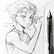Pin By Gabriel Alejandro On Hiatus X Hiatus Hunter Anime Sketches Anime Sketch