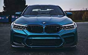 Download Wallpapers Bmw M5 F90 Front View Blue Sedan Tuning M5 Sports Sedan M Package Bmw Besthqwallpapers Com Bmw Bmw M5 Bmw Blue