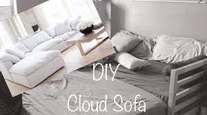 What you'll need to upholster your diy couch: Diy Ikea Cloud Sofa Youtube