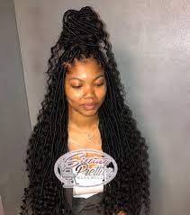 Goddess Braids Locs Which Is Your Favourite Tag Sources Beauty Hair Faux Locs Hairstyles Girls Hairstyles Braids Braids For Black Hair