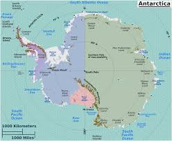 Map Of Antarctica This Map Includes The Southern Pole Of Inaccessibility And The Transantarctic Mountains Antarctica Travel Antarctica Travel