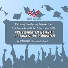 Pengambilan pelajar bagi kursus ijazah sarjana muda perubatan dan sarjana muda pembedahan sesi 2017/2018 telah dibuka bermula pada 21 november 2016 hingga 16 januari 2017. Peluang Sambung Belajar Bagi Sesi Kemasukan Oktober Dan November 2020 Pra Perubatan Ijazah Sarjana Muda Perubatan Daulah Educonsult Sdn Bhd