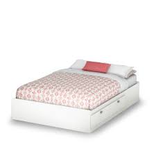 Kate moon upholstered bed with storage. South Shore Spark 4 Drawer Storage Bed Full Pure White Without Bookcase Headboard Walmart Com Walmart Com