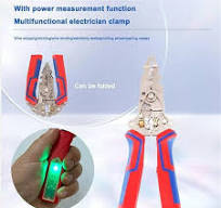 Electrical Wire Strippers with Voltage Tester | Disconnect Pliers for  Electricians | Precision Stripping Cutting | Built-In Current Meter |  Ergonomic ...