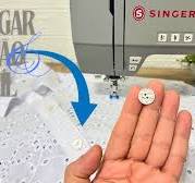 COMO COSTURAR BOTÃO EM CAMISA MASCULINA NA MÁQUINA SINGER