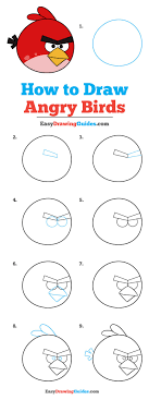 How To Draw Angry Birds Really Easy Drawing Tutorial Follow the same guidelines when trying out other birds for good results. how to draw angry birds really easy