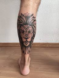 Foto Tatuaje De Gato Sacrificado Thigh Tattoo Men Calf Tattoo Men Tattoos For Guys