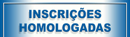 Resultado de imagem para inscrição homologada