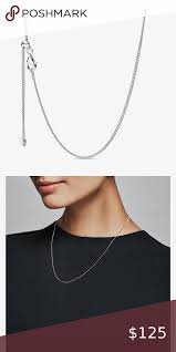 Check out our silver jewels selection for the very best in unique or custom, handmade pieces from our jewellery making & beading shops. Pandora Curb Chain Necklace Length 60cm 23 6 Metal Sterling Silver New With Tag Come Pandora Jewelry Necklace Womens Jewelry Necklace Necklace Chain Lengths