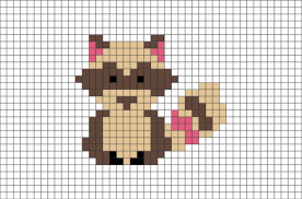 Browse and download free cross stitch patterns. Raccoon Pixel Art Cross Stitch Animals Nature Cross Stitch Small Cross Stitch