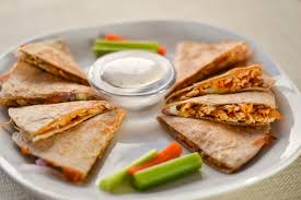 Quick and simple recipe for the best and most delicious quesadillas! Buffalo Chicken Quesadillas Gold N Plump