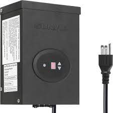 Sunvie 300w Low Voltage Transformer For Landscape Lighting With Timer And Photocell Sensor Waterproof Power Supply For Landscape Lights Path Lights Outdoor Spotlight 120v Ac To 12v 14v Ac Etl Listed