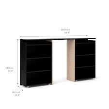 Tete de lit avec rangement evo 2 noyer silver. Rangement Tete De Lit Naia Noir Terne 160 Cm Leen Bakker