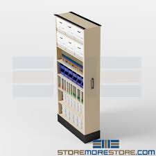 Gliding file shelving on rails save floor space and increase productivity. Space Saving Sliding Storage Solutions Pull Out Cabinets Shelves Racks Quickspace Ultrastore Mobile Shelving Compact Shelving High Density Shelving Stewart Systems Retractable Shelving Pull Out File Cabinet