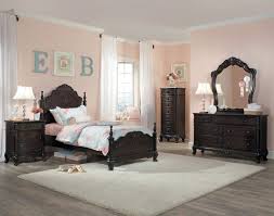 1386fnc 1 Cinderella Dark Cherry 4 Pieces Boys Full Poster Bedroom Set Twin Bedroom Furniture Sets Furniture Bedroom Furniture Sets