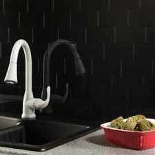 With minimal effort and a bit of material cost, your backsplash tiling efforts will result in an updated, beautiful kitchen. Peel And Stick Tile Self Adhesive Glass Wall Bathroom Kitchen Backsplash Black Ebay
