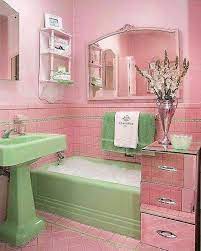 Check out our green bathroom decor selection for the very best in unique or custom, handmade pieces from our home & living shops. 15 Jadeite Bathroom Ideas Vintage Bathrooms Retro Bathrooms Vintage Bathroom