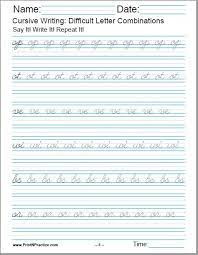 All worksheets have letters for students to trace and space to practice writing the letters on their own. 50 Cursive Writing Worksheets Alphabet Letters Sentences Advanced