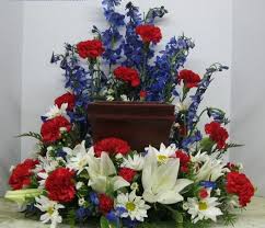 Cemetery urns for flowers near me. Patriotic Boxed Cremation Urn Wreath Riverside Ca Florist