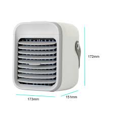 Most of the homemade air conditioner ideas are to make with an icebox, cooler, or plastic bucket that you can fill with ice and frozen water. Amazon Com Portable Air Conditioner Fan Zlolia Personal Air Cooler With Ice Tray Mini Desk Cooling Fan For Home Office Bedroom Super Quiet Night Light Features Beauty