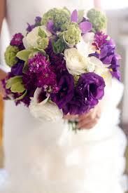 | / find silk flowers for fall home decor, like this peony artificial flower stem in purple and green. Modern Purple Green Newport Beach Wedding Utterly Engaged Purple Wedding Flowers Flower Bouquet Wedding Purple And Green Wedding