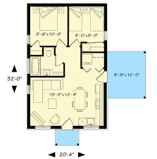 Check spelling or type a new query. Two Bedroom Tiny Cottage 22405dr Architectural Designs House Plans