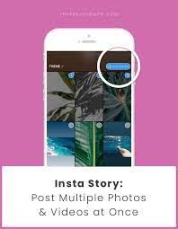 Dec 10, 2020 · how to add multiple photos to your instagram story. How To Share Multiple Photos Videos In Your Insta Story All At Once Not One By One