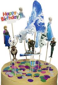 Bol Com Frozen Cake Flags Taart Vlag Taartversiering Taart Topper Taart Decoratie