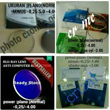 Anti uv (ultra violet) 3. Lensa Minus Crmc Photo Cromic Blu Ray Crizal Pasang Lensa Minus Silinder Shopee Indonesia