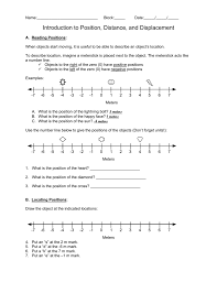 Learn vocabulary, terms and more with flashcards, games and other study compare and contrast distance and displacement. Physics Distance And Displacement Worksheet Answers Promotiontablecovers