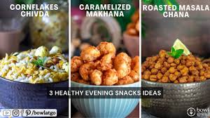 We polled nutrition experts for their favorite healthy snacks. 3 Easy Healthy Evening Snacks Recipes Low Calories Snacks Light Evening Snacks Bowlatgo Ucook Healthy Ideas